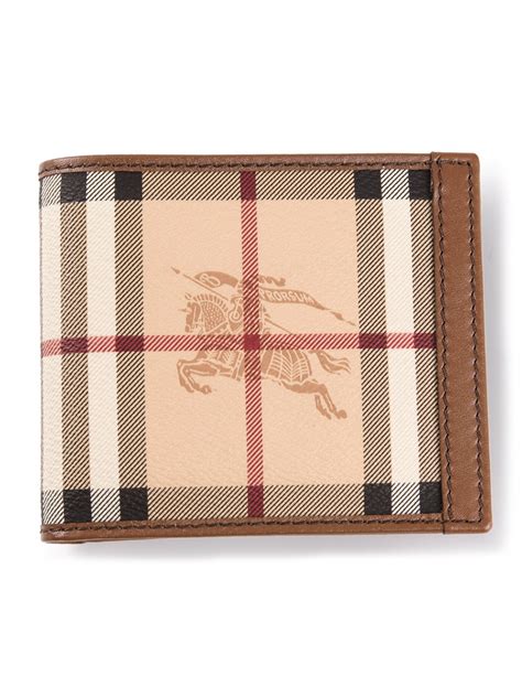 burberry haymarket check zip around wallet|Burberry men's bifold wallet.